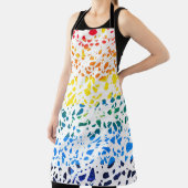 Abstract Rainboogpatroon van Terrazzo Mosaic Schort (Insitu)