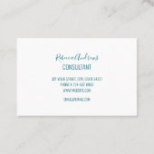 Abstract Rainboogpatroon van Terrazzo Mosaic Visitekaartje (Achterkant)