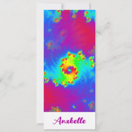 Abstract Rainbow Gradient Fractal Bladwijzer