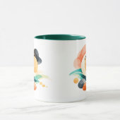 Abstract Rainbow Pot of Gold St. Patrick's Day Mug Mok (Midden)
