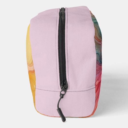 Abstract Rainbow Sun Rays Landscape Toilettasje (Rechts)