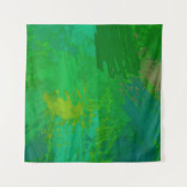 Abstract random shapes. 2d illustration background wandkleed (Voorkant)