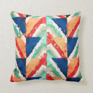 Abstract raster van kleuren kussen