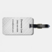 abstract rasterpatroon bagagelabel (Achterkant horizontaal)