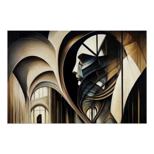 Abstract Realism Perfect Poster (Voorkant)