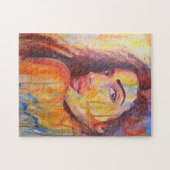 Abstract Realisme Vrouw Straatkunst Legpuzzel (Horizontaal)