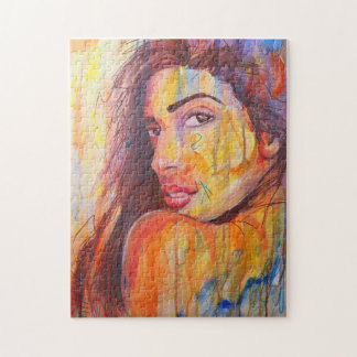 Abstract Realisme Vrouw Straatkunst Legpuzzel