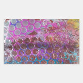 Abstract Rechthoekige Sticker (Voorkant)