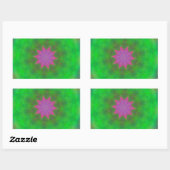 Abstract Rechthoekige Sticker (Vel)