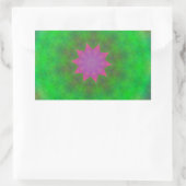 Abstract Rechthoekige Sticker (Tas)