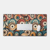 Abstract Records Desk Mat (Keyboard & Muis)