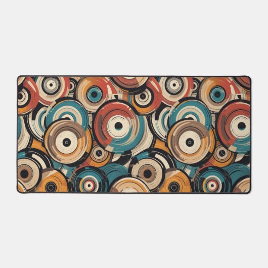Abstract Records Desk Mat (Voorkant)
