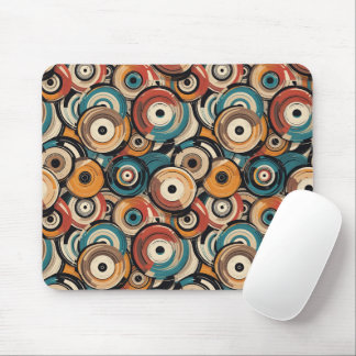 Abstract records Mouse Pad Muismat