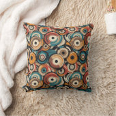 Abstract Records Throw Pillow Kussen (Deken)