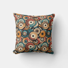 Abstract Records Throw Pillow Kussen
