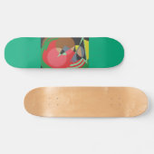 Abstract Red and Green Skateboard (Horizontaal)