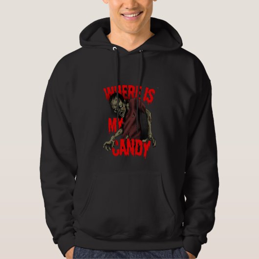 Abstract Red & Black Geometric Hoodie (Voorkant)