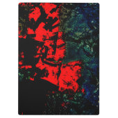 Abstract red clipboard,Darkness red abstract Klembord (Achterkant)