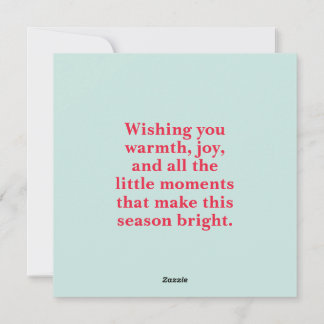 Abstract Red Green Personalized Merry Christmas Feestdagenkaart