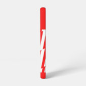 Abstract Red n White Stripes Valentijn Heart Samsung Galaxy Hoesje (Linkerkant)