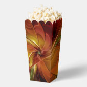 Abstract Red Orange Brown Green Fractal Art Flower Bedankdoosjes (Popped)