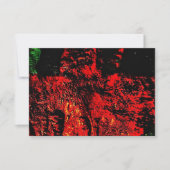 Abstract red texture invitation,Unique darkness Kaart (Voorkant)