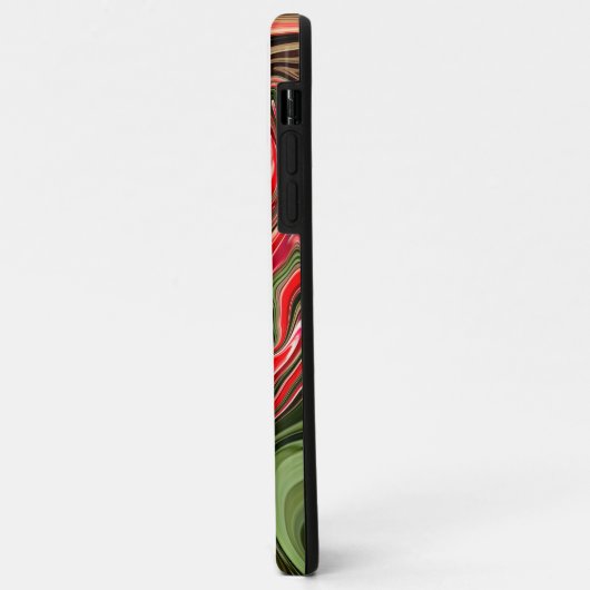 Abstract Red Tulip Floral Design Case-Mate iPhone Case (Achterkant/links)