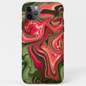 Abstract Red Tulip Floral Design Case-Mate iPhone Case (Achterkant)