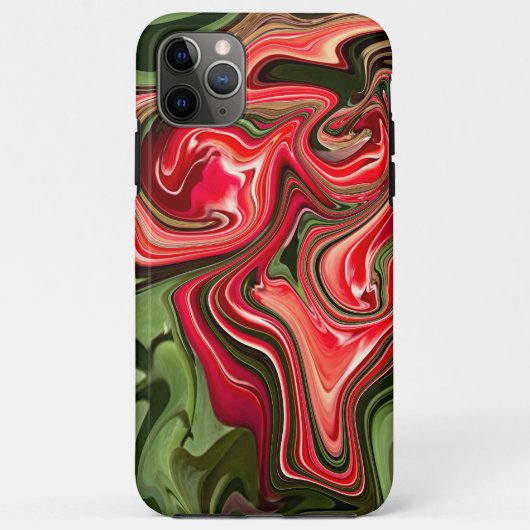 Abstract Red Tulip Floral Design Case-Mate iPhone Case (Achterkant)