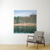 Abstract reflecties of beautiful trees in the lak wandkleed (In situ)