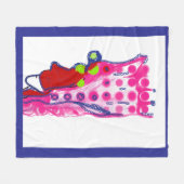 Abstract Regal Art Fleece Blanket (Voorkant (Horizontaal))