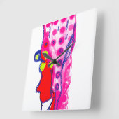 Abstract Regal Art  Vierkante Klok (Hoek)