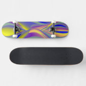 Abstract Regenbogen Augen Persoonlijk Skateboard (Horizontaal)