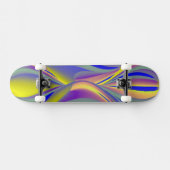 Abstract Regenbogen Augen Persoonlijk Skateboard (Horizontaal)