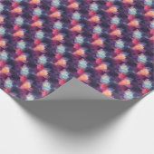 Abstract regenboog cadeaupapier (Hoek)