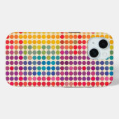 Abstract regenboog dotpatroon Case-Mate iPhone case (Achterkant (horizontaal))