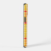 Abstract regenboog dotpatroon iPhone 15 case (Rechterkant)