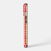 Abstract regenboog dotpatroon iPhone 15 case (Linkerkant)
