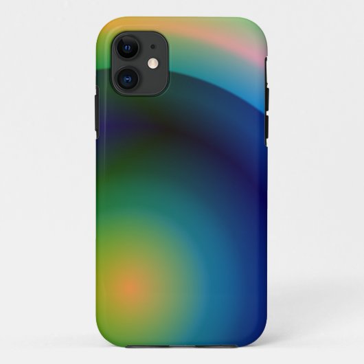 abstract regenboog kunst iphone hoesje (Achterkant)