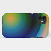 abstract regenboog kunst iphone hoesje (Achterkant (horizontaal))