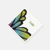 Abstract Regenboog Persoonlijk Servetten (Hoek)
