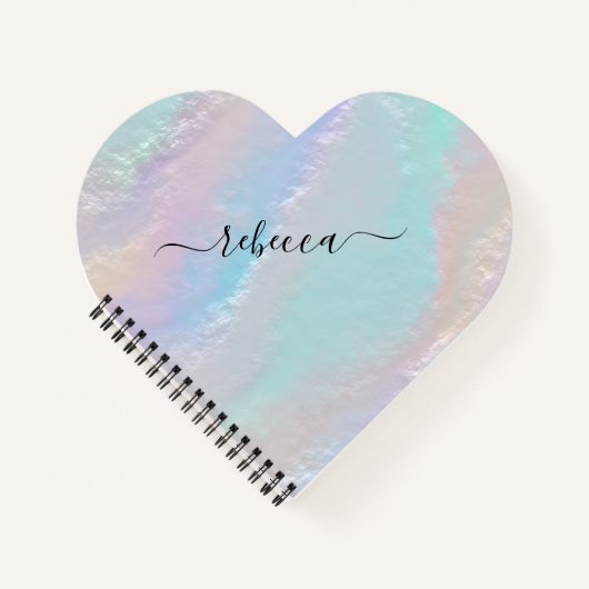 Abstract regenboog textuur notitieboek (Voorkant)