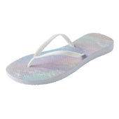 Abstract Regenboog Textuur Teenslippers (Schuin)