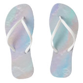 Abstract Regenboog Textuur Teenslippers (Voetbed)