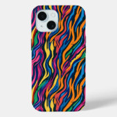 Abstract regenboog zebrapatroon Case-Mate iPhone case (Achterkant)