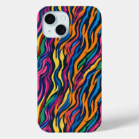 Abstract regenboog zebrapatroon