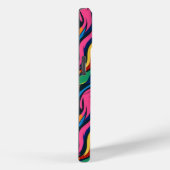 Abstract regenboog zebrapatroon Case-Mate iPhone case (Achterkant / Rechts)