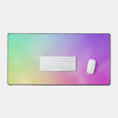 Abstract regenboogontwerp bureaumat (Keyboard & Muis)