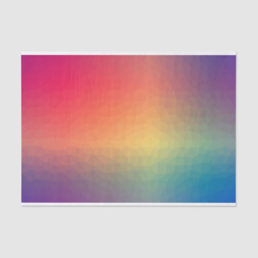 abstract regenboogpapier tissuepapier (Voorkant)
