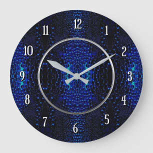 Abstract regendruppels patroon ronde wandklok